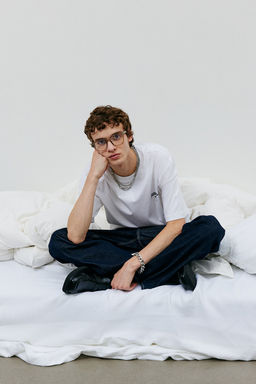 Camiseta con motivo estampado Loose Fit