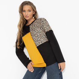 Лонгслив в стиле сolor block, Идеальная гармония (фэшн) - Charutti фото 6