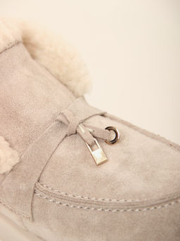 Ботинки 306.1593be.Каменный замша/шерсть