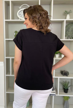 Футболка Rumoda 2135 черный/короткий рукав  фото 8