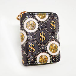 Кошелёк на молнии Выбражулька, чёрный