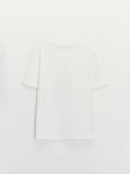 Футболка из хлопка с принтом ZR2605023411-2 / Zarina