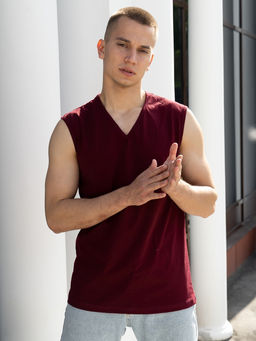 Майка муж.арт.105-11,бордовая