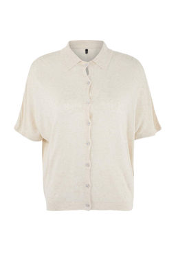 Limited Edition Wardrobe Essentials Tas Keten Kar?s?ml? Polo Yaka Triko Bluz TWOSS26BZ00115 - Trendyolmilla фото 5