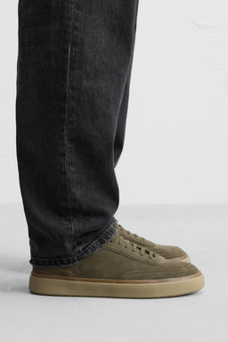 CASUAL LEATHER SNEAKERS - Zara фото 11