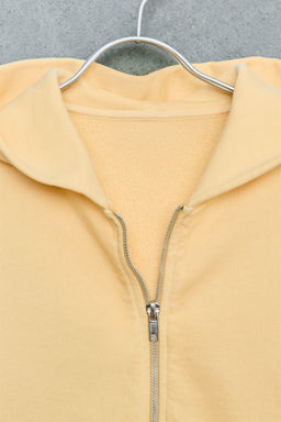 STORIESZ - SUDADERA CREMALLERA RELAXED MEDIUM WEIGHT / Amarillo claro - Zara фото 4
