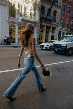 Z1975 MID-WAIST BOOTCUT JEANS - Zara фото 4