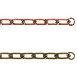 FAYCRAFT Цепочка декоративная HKS-01 45 см 5 шт СК/Распродажа №03 под античную медь  фото 4