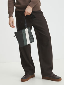 Мужская сумка через плечо ARMANI EXCHANGE Артикул 4081418, черный фото 2