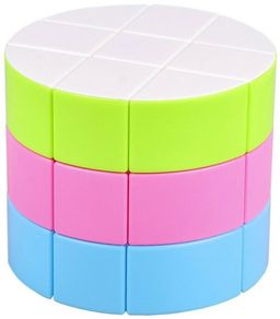 Головоломка "Цилиндр" 3*9 элементов, 6*6,5см (8802/CUB-7) по 6 шт. в блоке