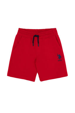Красные вязаные шорты для мальчика - U.s. polo assn фото 7