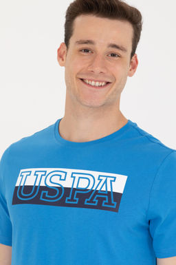 Erkek Saks Bisiklet Yaka Ti__rt