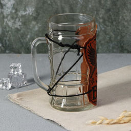 Кружка пивная стеклянная За ВДВ, 500 мл