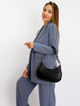 LACCOMA сумка Y1470-1-черный натуральная кожа полиэстр  фото 2