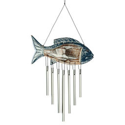 Музыка ветра «Рыбка», 20×2×40 см, алюминий