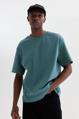 Camiseta interlock Loose Fit - H&m фото 5