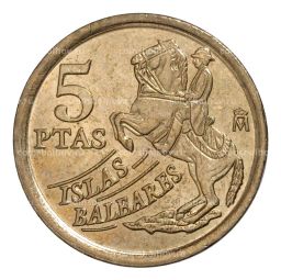 Монета 5 песет 1997 года Испания Балеарские острова