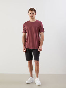 Bisiklet Yaka Penye Erkek Ti??rt