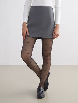 Desenli Kad?n K?lotlu ?orap