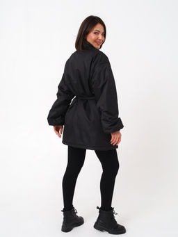 Куртка-парка женская, черная - Inzibe фото 3