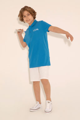 Футболка-поло U.S. Polo Assn Saks для мальчиков хлопок  фото 10