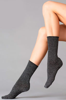 Носки 725486 Арт WS4 RIB LUREX 001 PIRATE BLACK - Giulia фото 2