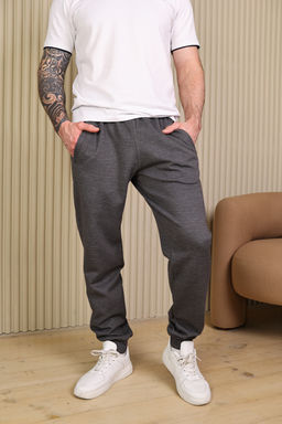 Брюки М-1247 из футера двунитки без начёса