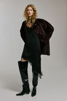 Abrigo efecto pelo - H&m фото 4