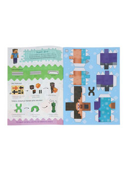 Новогодний набор «Кубический сюрприз», 4 книги + плакат, 3Д наклейки, очки, свечка, фигурки