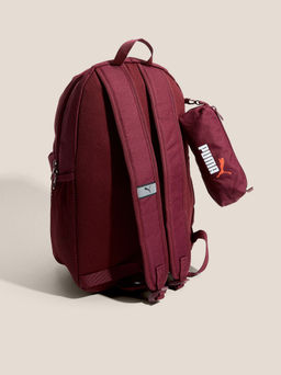 Женский рюкзак PUMA PUMA Phase Backpack Set Артикул 4558111, бордовый