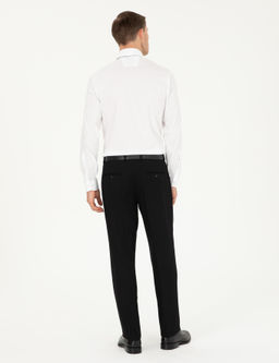 Siyah Slim Fit Kuma_ Pantolon