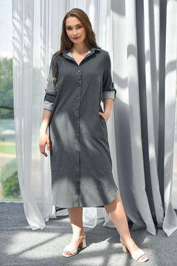 Платье Хлопок 100% Морское - Оптима фото 2