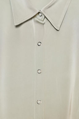 CAMISA SATINADA / Verdoso - Zara фото 8