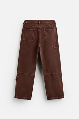 CARPENTER DENIM TROUSERS - Zara фото 7