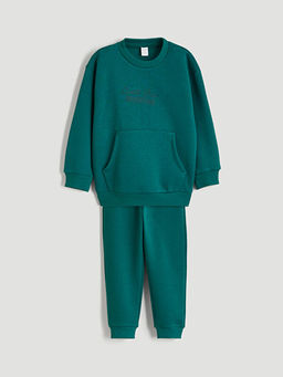 Erkek ?ocuk Kal?n Sweatshirt ve E?ofman Alt?