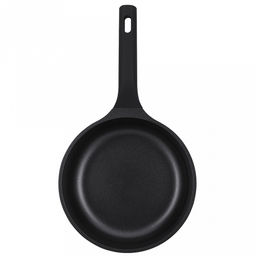 Сковорода с антипригарным покрытием Moderno д24см, h8см, s1,8мм, дно s5мм, литой алюминий, бакелитовая ручка с покрытием soft-touch, Regent (Китай) Подходит для всех видов плит, включая индукционную. - Домашняя мода фото 3