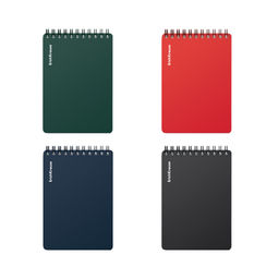 Цена за 4 шт. Блокнот с пластиковой обложкой на спирали ErichKrause Classic, А7, 60 листов, клетка_MIX-PACK  фото 2