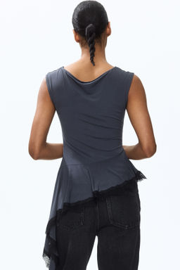 Top con ribete de encaje - H&m фото 6