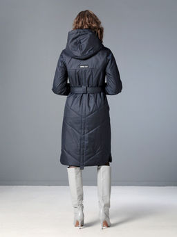 Пальто дем. т.синий