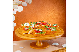 Блюдо сервировочное на ножке 31,5*31,5*28,5 см + стеклянная крышка - Elan gallery фото 18