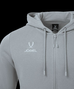 Худи JOGEL ESSENTIAL Fleece Zip Hoodie, серый  фото 4