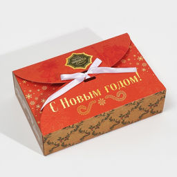 Коробка сборная Новогодняя почта, 28 х 18 х 8 см