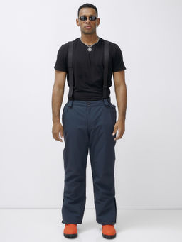 Горнолыжный костюм анорак мужской зимний темно-серого цвета 389TC - Leifensh фото 25