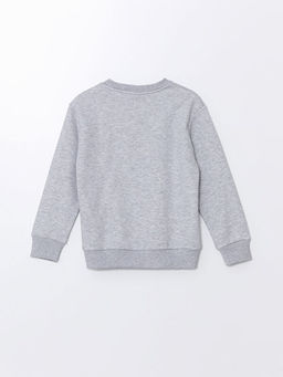 Bisiklet Yaka Uzun Kollu Erkek ?ocuk Sweatshirt - Waikiki фото 3