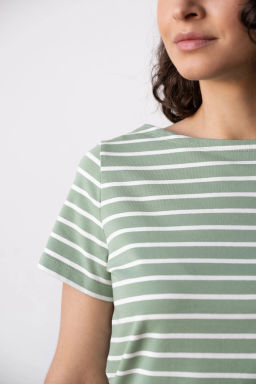 Футболка ТП 145п-7 Зеленый / экрю - T.C.T фото 5