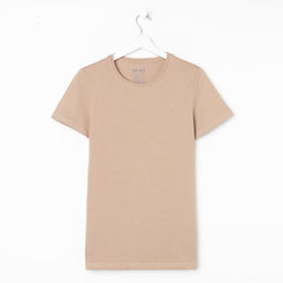 Футболка женская MIST basic, размер 52-54, цвет песочный