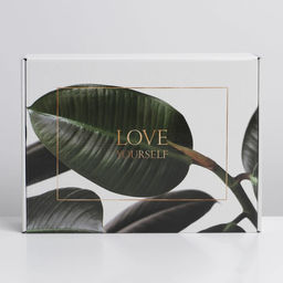 Коробка подарочная складная, упаковка, «Тропики», УФ-лак, 30.5 х 22 х 9.5 см