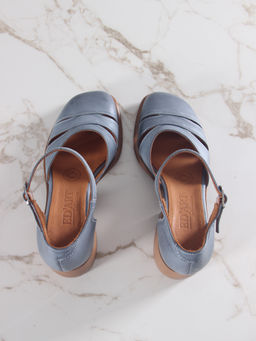 Босоножки 5032.23663be.Серый вакса+коричневый