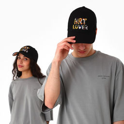 Кепка «Art Lover», чёрная