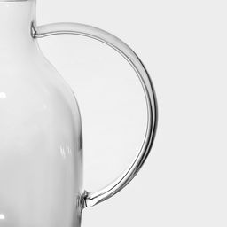 Кувшин для воды Magistro «Стиль», 1.6 л, 18×14×17 см, с крышкой, стекло, прозрачный